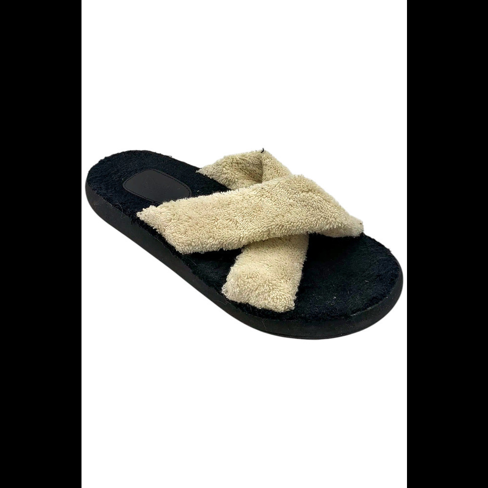 Ancient Greek Women's Thais Comfort Sandals Black/White - Medium